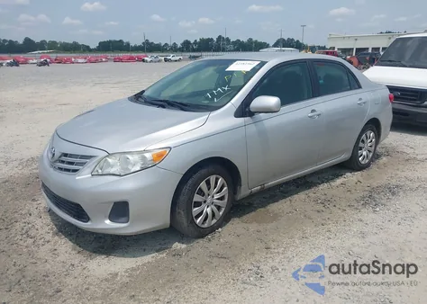 2013 Toyota Corolla Le z USA, uszkodzony, nr VIN 5YFBU4EE8DP164181